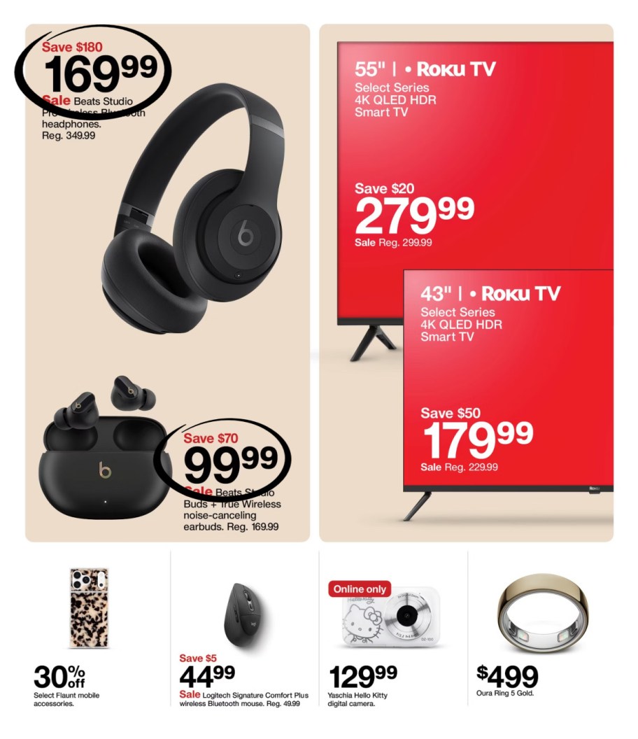 page from Target ad
