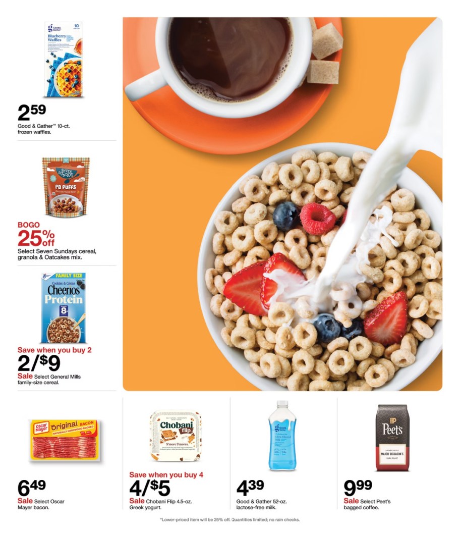 page from Target ad