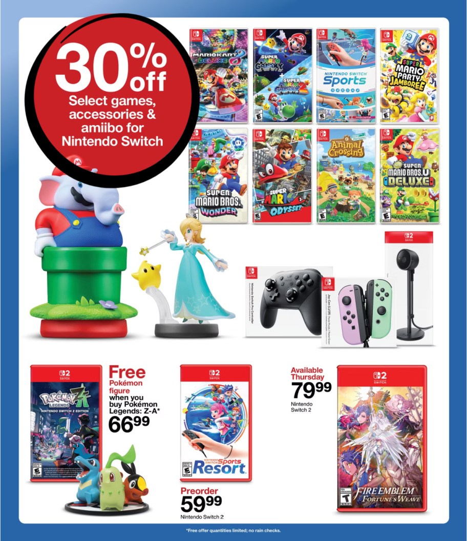 page from Target ad