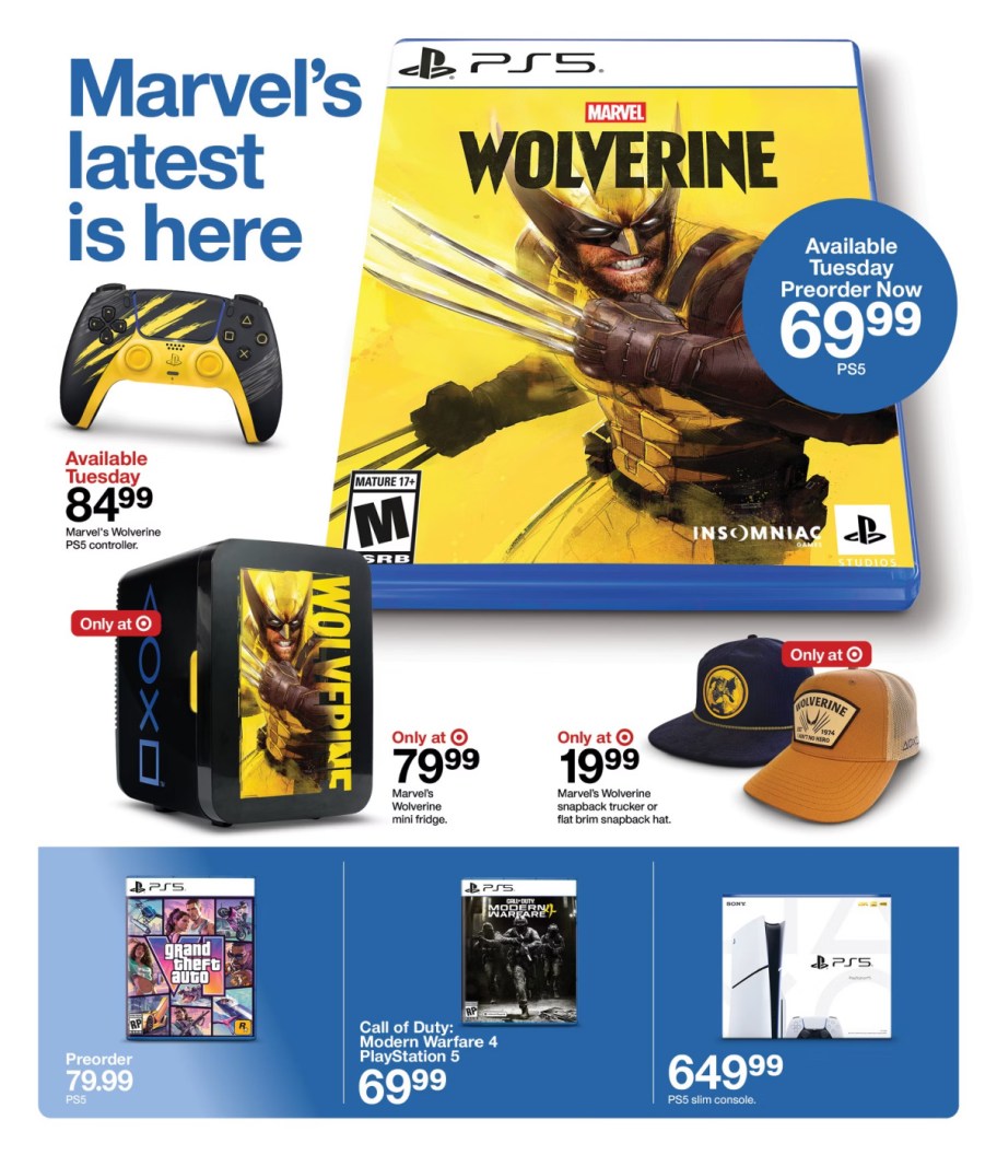 page from Target ad