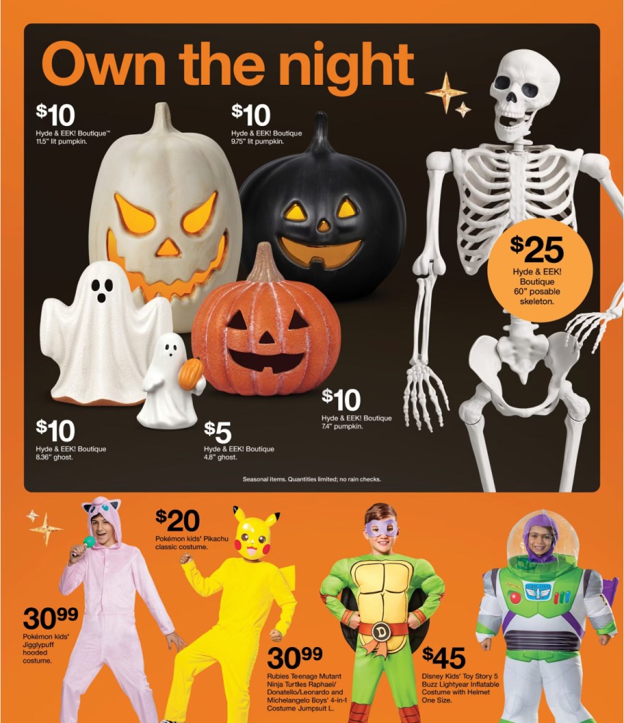 page from Target ad