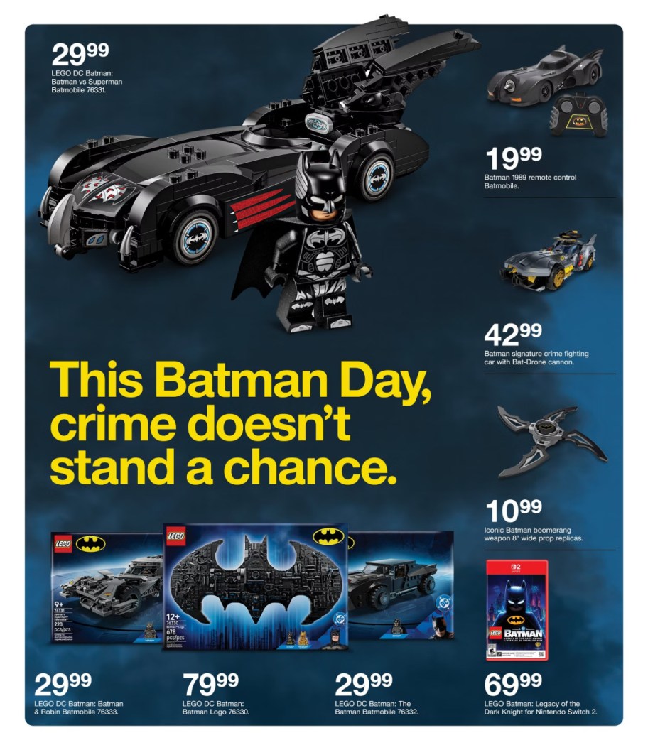 page from Target ad