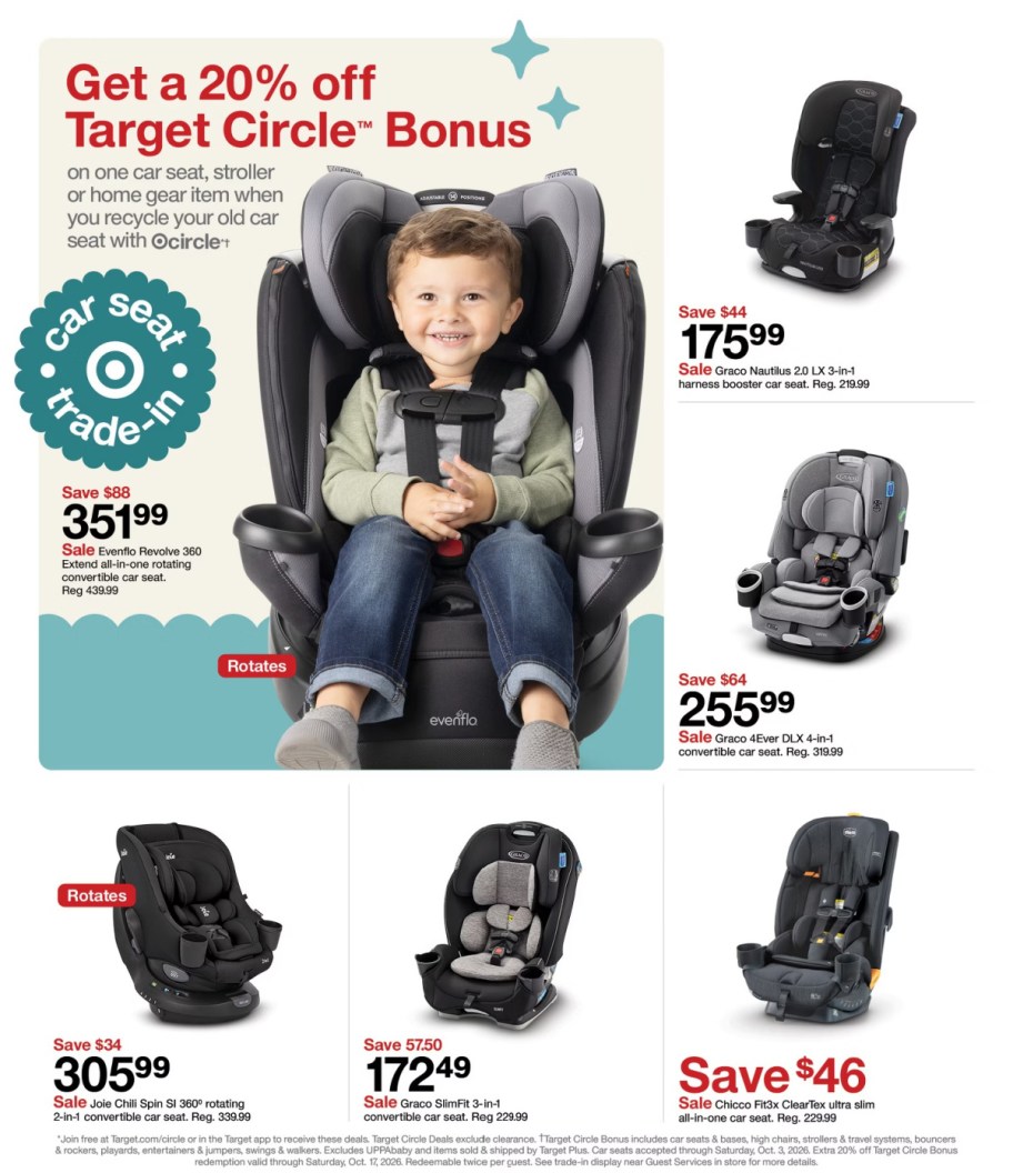 page from Target ad