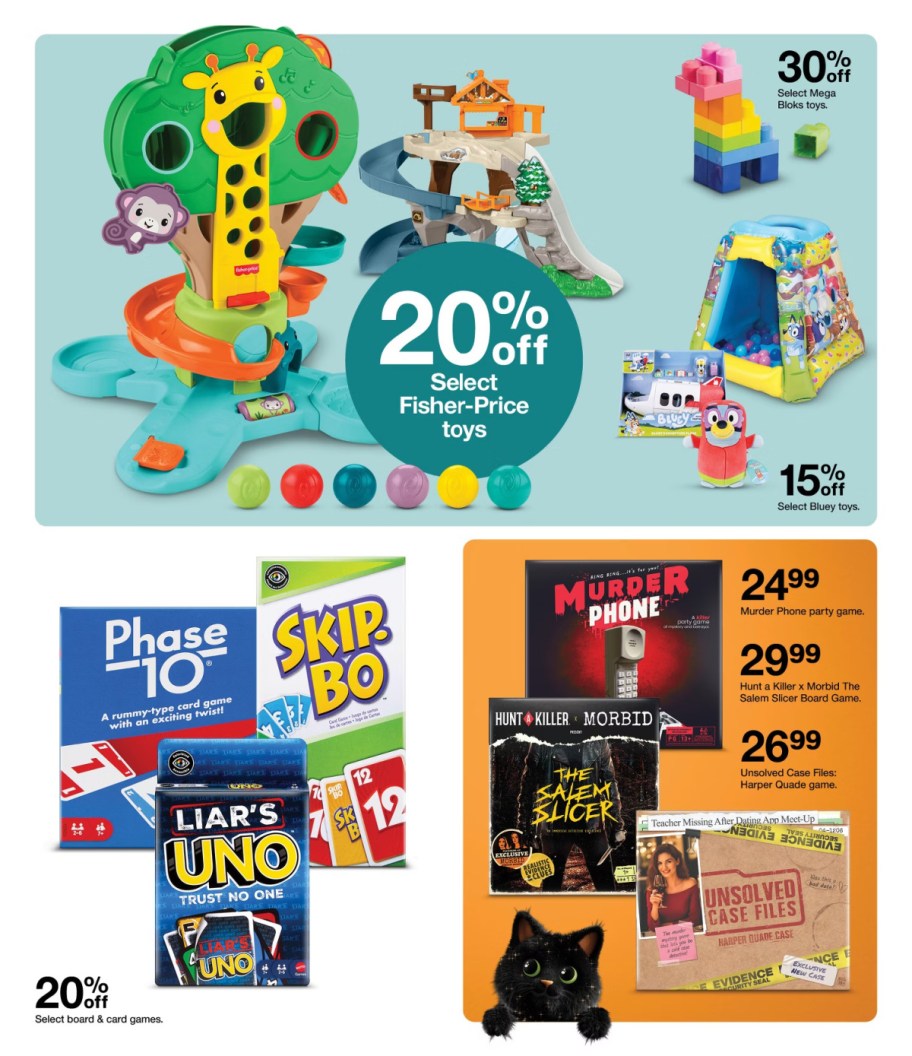 page from Target ad