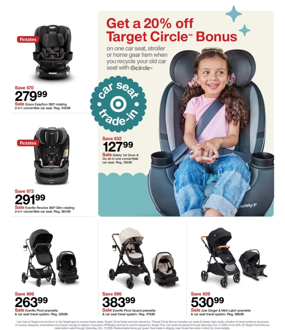 page from Target ad