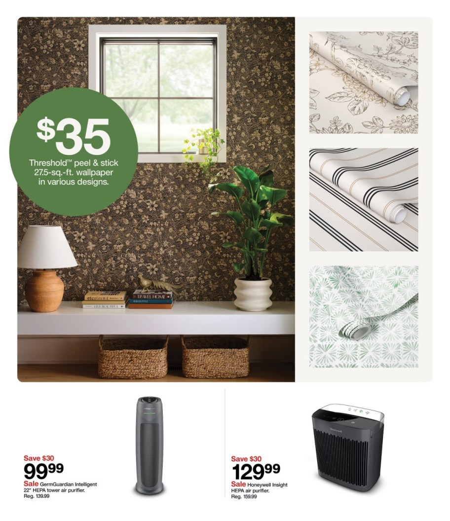 page from Target ad