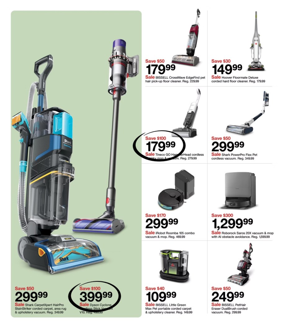 page from Target ad