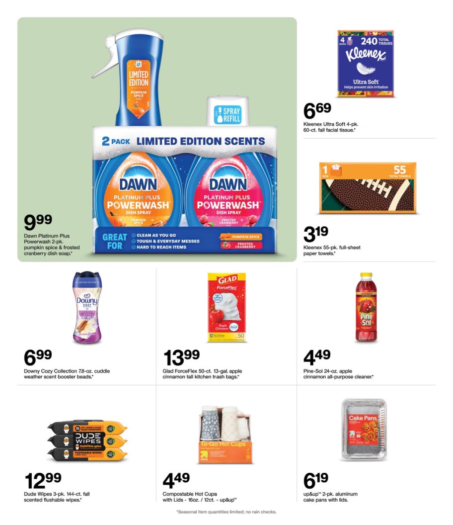 page from Target ad