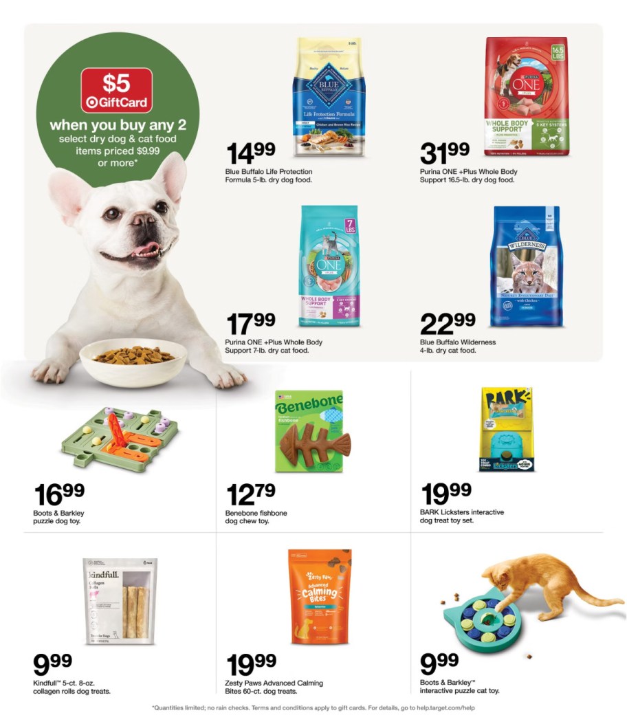 page from Target ad
