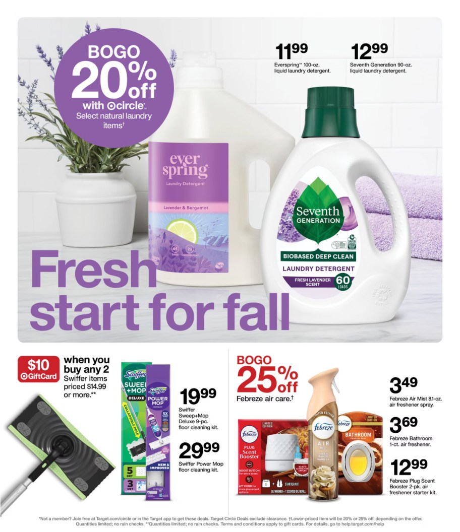 page from Target ad