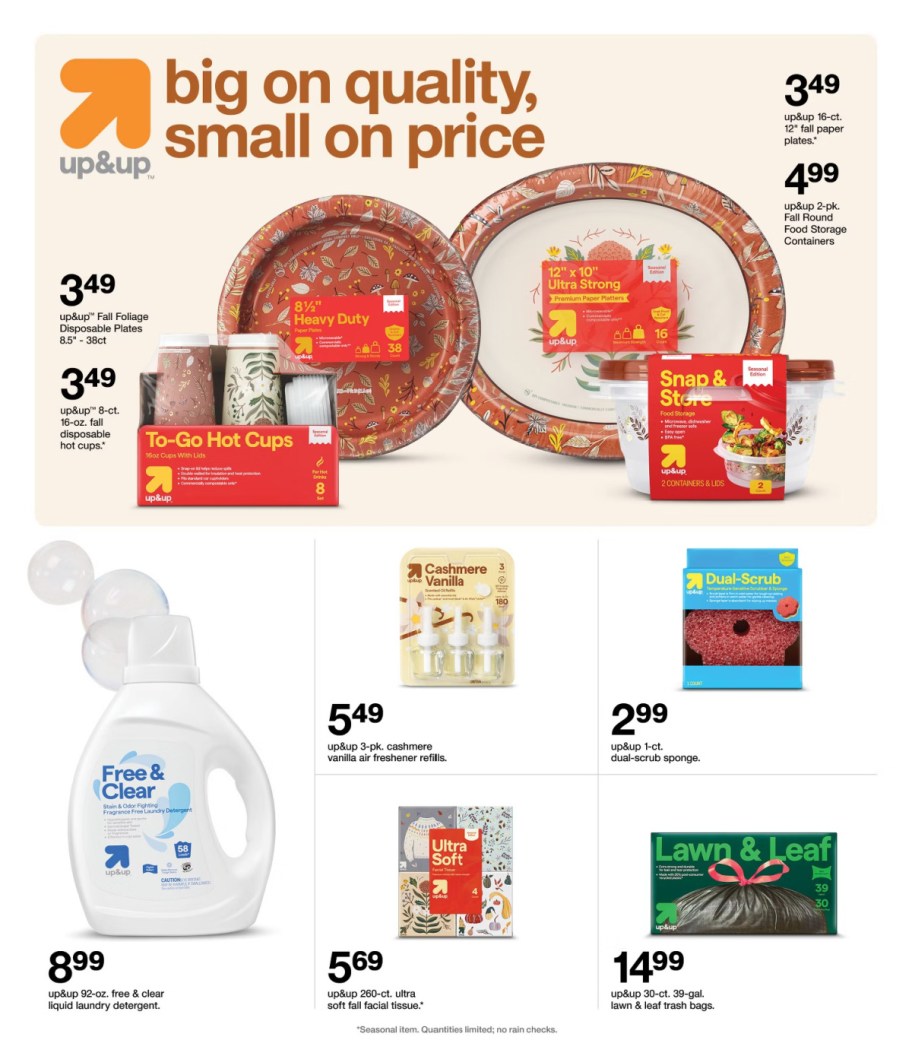 page from Target ad
