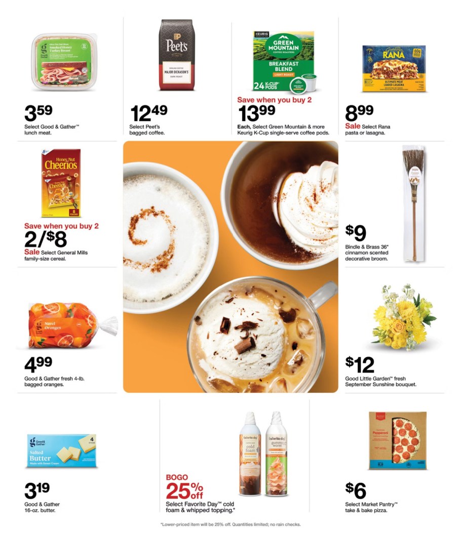 page from Target ad