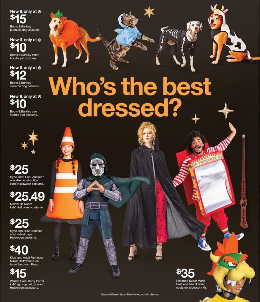 page from Target ad