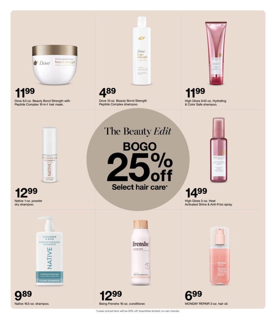 page from Target ad