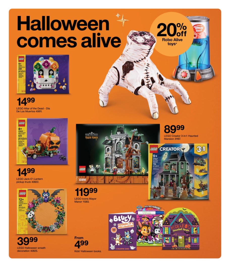 page from Target ad