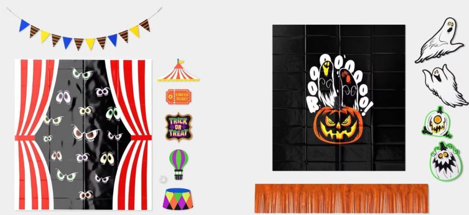 Target Halloween kit Clown and ghost