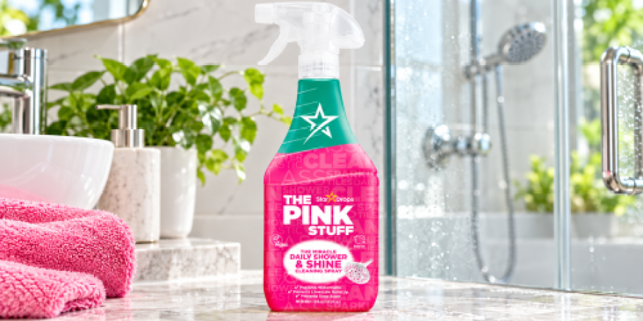 The Pink Stuff Shower Spray Only $5.60 Shipped on Amazon (Reg. $10)