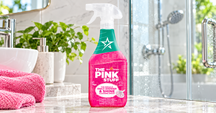 The Pink Stuff Shower Spray Only $5.60 Shipped on Amazon (Reg. $10)
