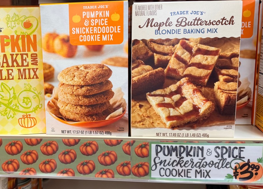 Trader Joe's Pumpkin & Spice Snickerdoodle Cookie Mix