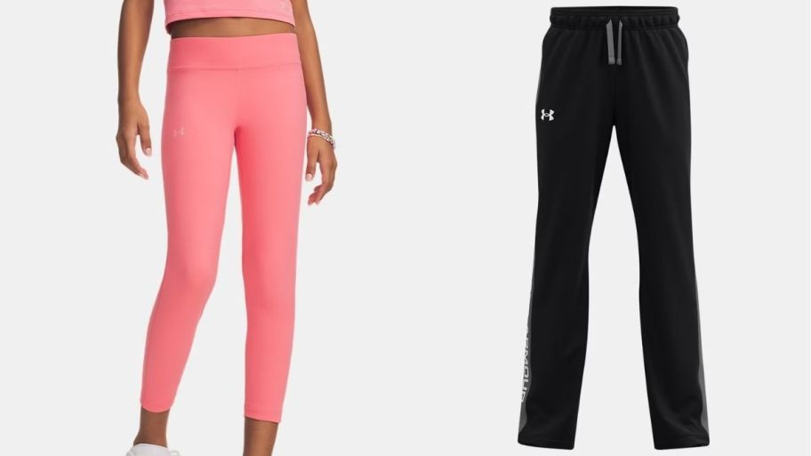 Under Armour girl and boy leggigns