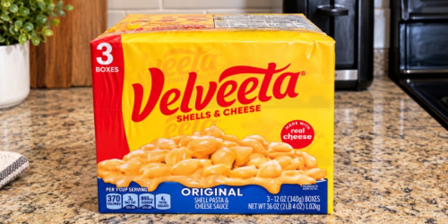 Velveeta Shells & Cheese 3-Pack Only $4.70 Shipped on Amazon