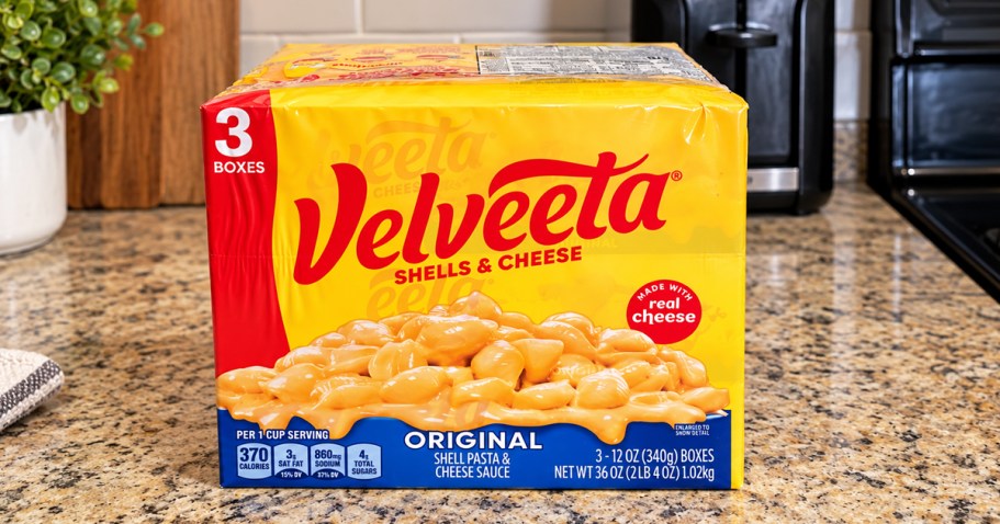 Velveeta Shells & Cheese 3-Pack Only $4.70 Shipped on Amazon