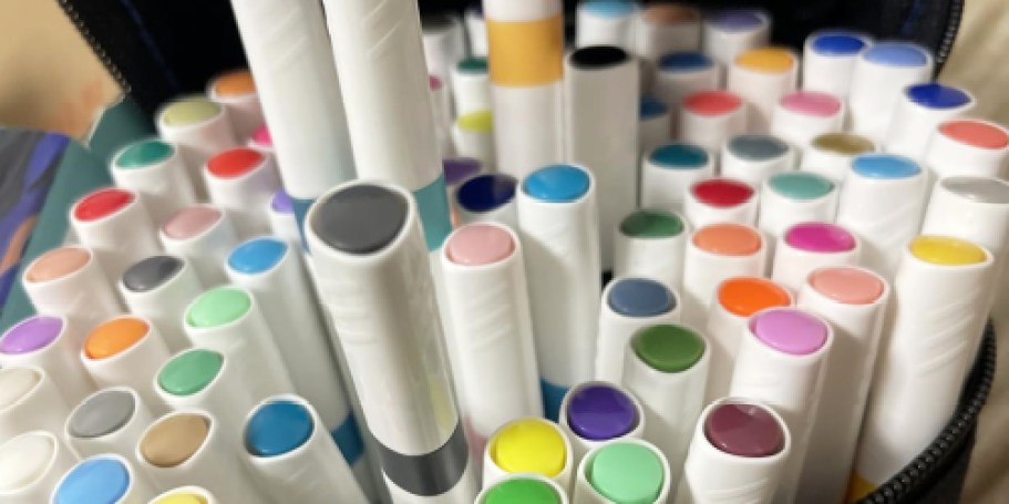 Dual Tip Acrylic Paint Markers 80-Count Just $13.99 Shipped on Amazon (Reg. $26)