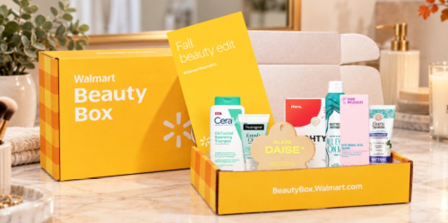 NEW Walmart Fall Beauty Box Just $8.98 Shipped (Pays for Itself w/ Just ONE Product!)