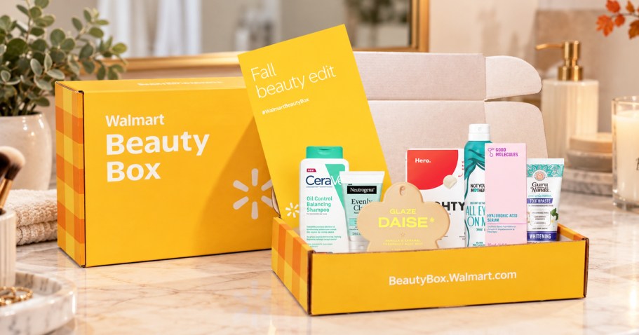 NEW Walmart Fall Beauty Box Just $8.98 Shipped (Pays for Itself w/ Just ONE Product!)