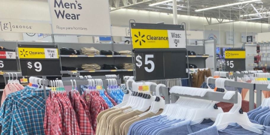 Walmart Men’s Clearance Clothing Starts at $2 (Reg. $18)