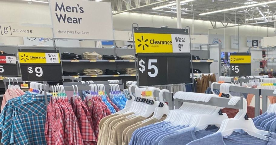 Walmart Men’s Clearance Clothing Starts at $2 (Reg. $18)