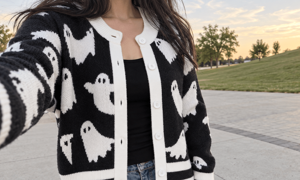 Walmart ghost cardigan 