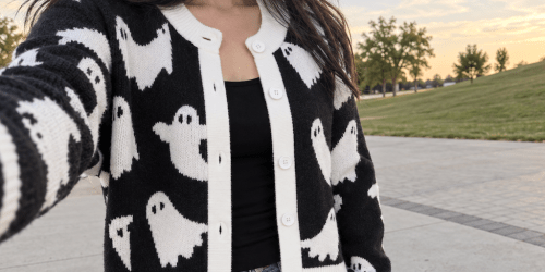 *NEW* Walmart Women’s Halloween Sweaters & Cardigans