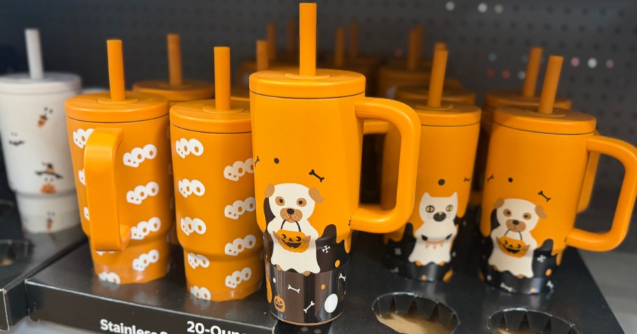 Halloween 20oz Stainless Steel Tumblers Just $9.94 on Walmart.com