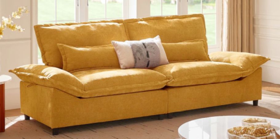 Up to 65% Off Wayfair Sofas + FREE Shipping | Trendy Cloud Sofa w/ Storage Just $419.99 Shipped