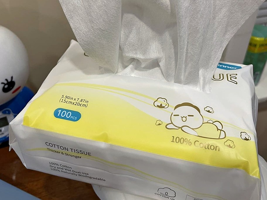 Baby Dry 100% Cotton Wipes 100-Pack Just $6.43 Shipped on Amazon