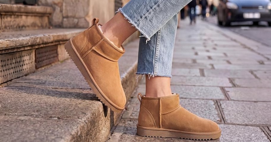 Women’s Ankle Boots Only $19.49 Shipped (Reg. $39) – Get the UGG Look for Less!
