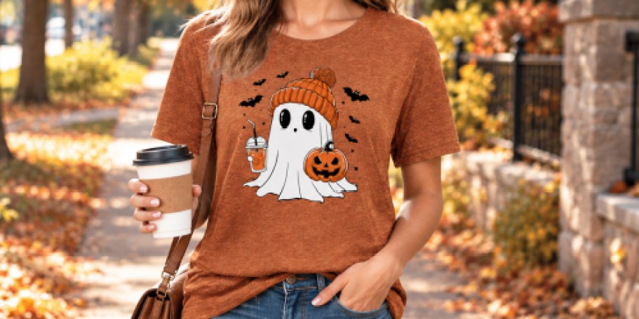 Women’s Halloween Shirts from $5.94 on Amazon (Reg. $20)