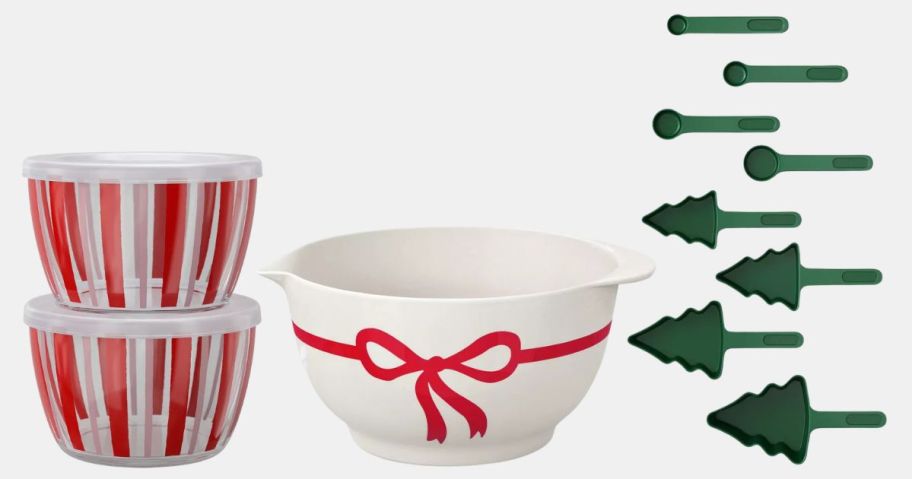 Wondershop bowls and measuring set