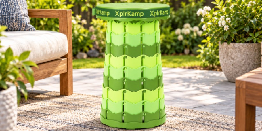 Collapsible Stool Just $18.99 on Amazon (Reg. $40) | Holds Up to 400 Pounds