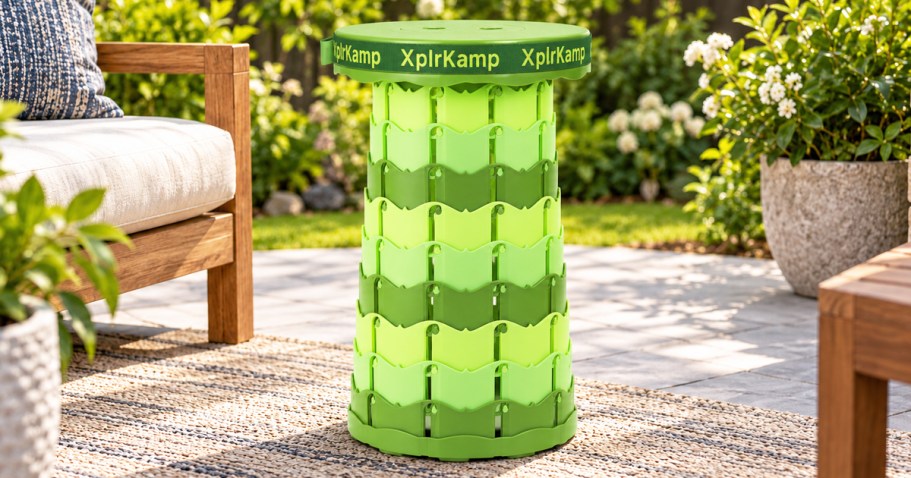 Collapsible Stool Just $18.99 on Amazon (Reg. $40) | Holds Up to 400 Pounds