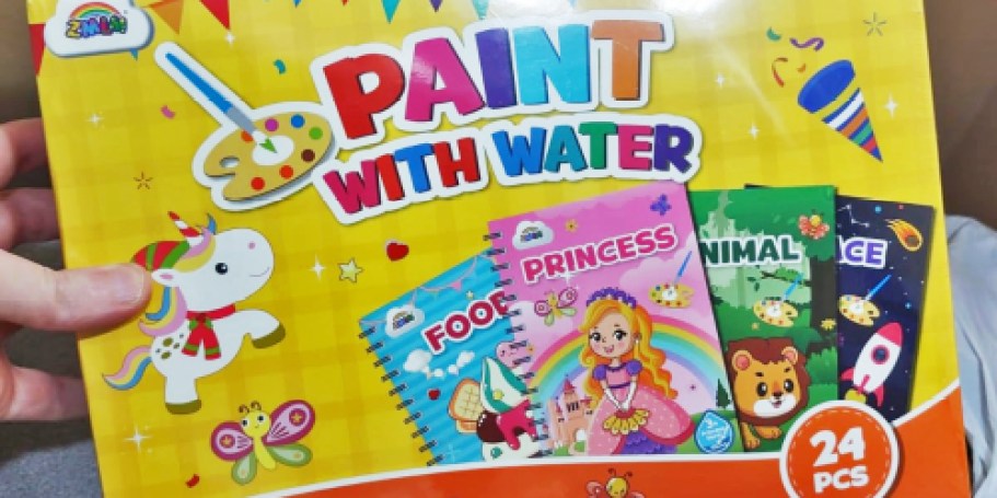 Watercoloring Books 24-Pack Just $11.99 on Amazon (Perfect Party Favors)