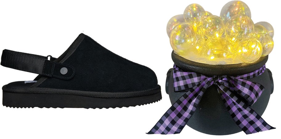 black clog and cauldron