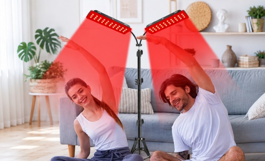 Red Light Therapy Lamp w/ Adjustable Stand & Timer Only $27.57 Shipped (Reg. $91)