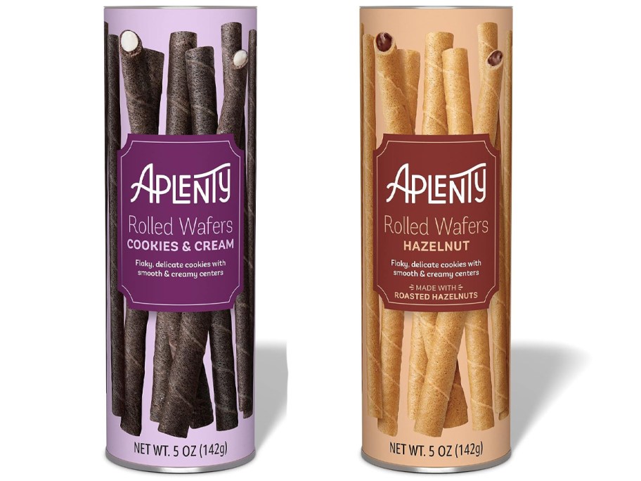cookies and cream and hazelnut wafers 