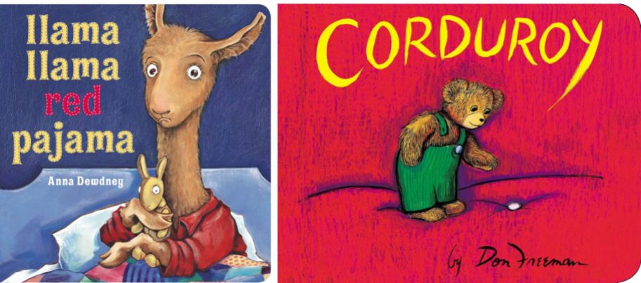 2 board books on a white background