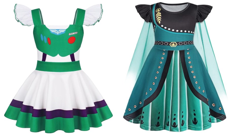 girls space and princess dresses