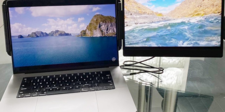 Laptop Screen Extender Only $84.99 Shipped on Amazon (Multitask Like a Pro!)