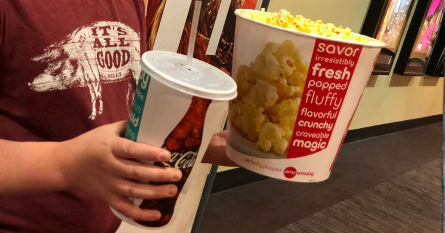 Score TWO AMC Movie Tickets + Popcorn for Under $24!