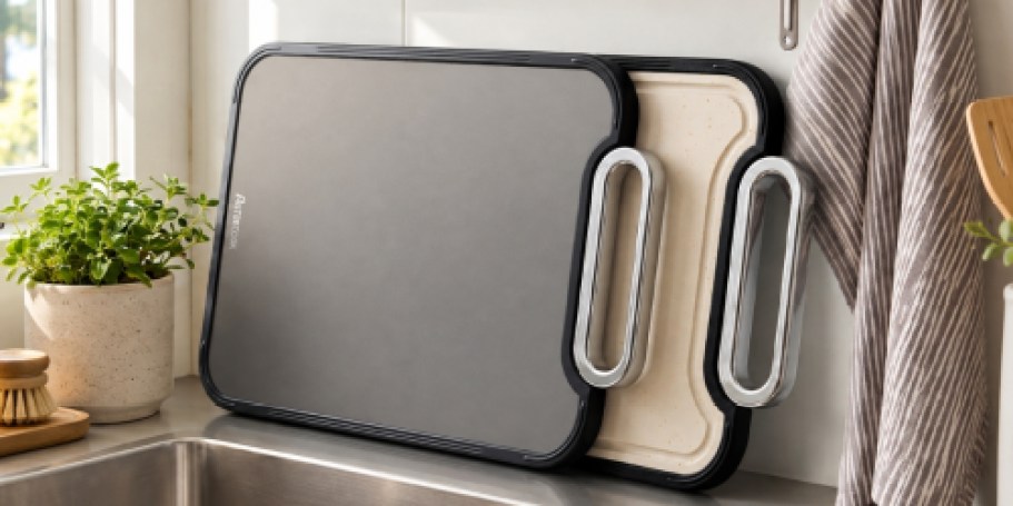 Titanium 2-in-1 Cutting Board Just $12.49 on Amazon (Regularly $50)